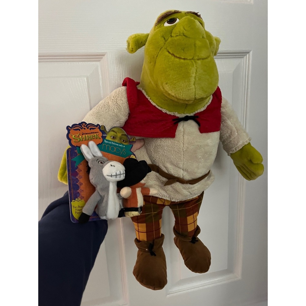 Shrek The Third Plush Toy 2007 Limited Edition Donkey‎ Character Stuffed Animal